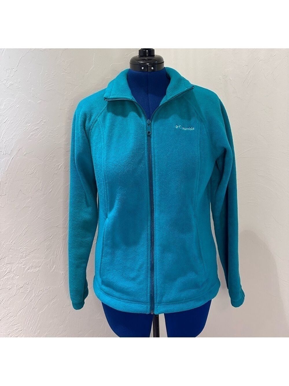 Columbia Women's Turquoise Green Fleece Jacket
